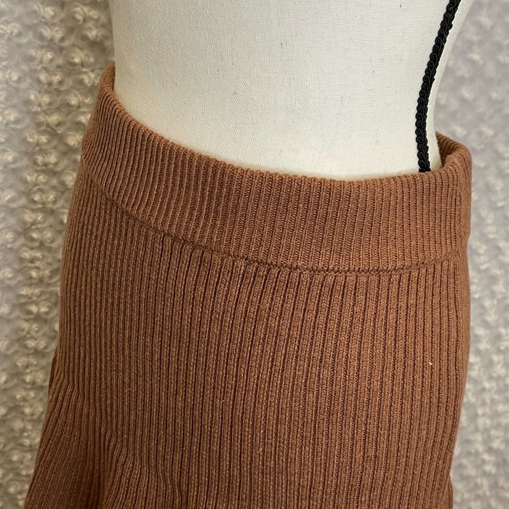 NWT Free People Solid Gold Sweater Skirt L - Picture 4 of 6